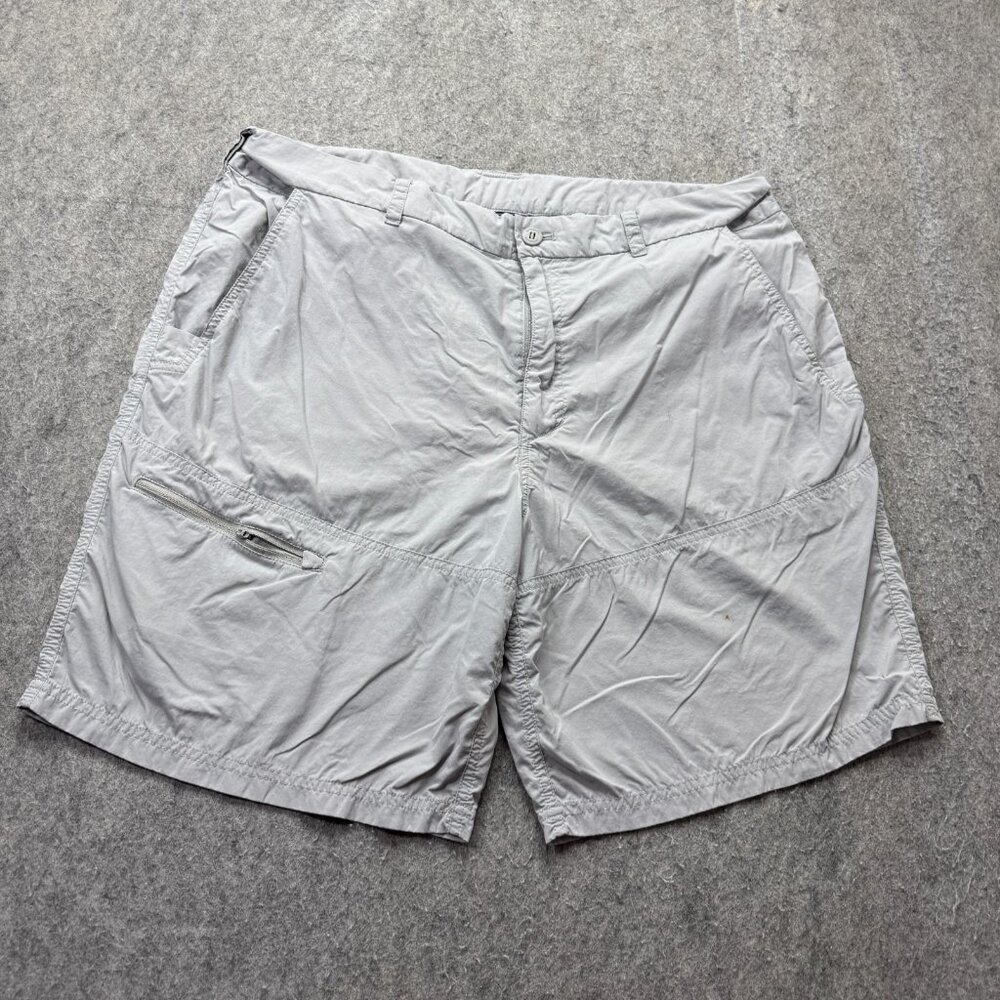 Patagonia Sandy Cay Cargo Shorts Mens XL Gray 9" Hiking Fishing Utility Outdoor